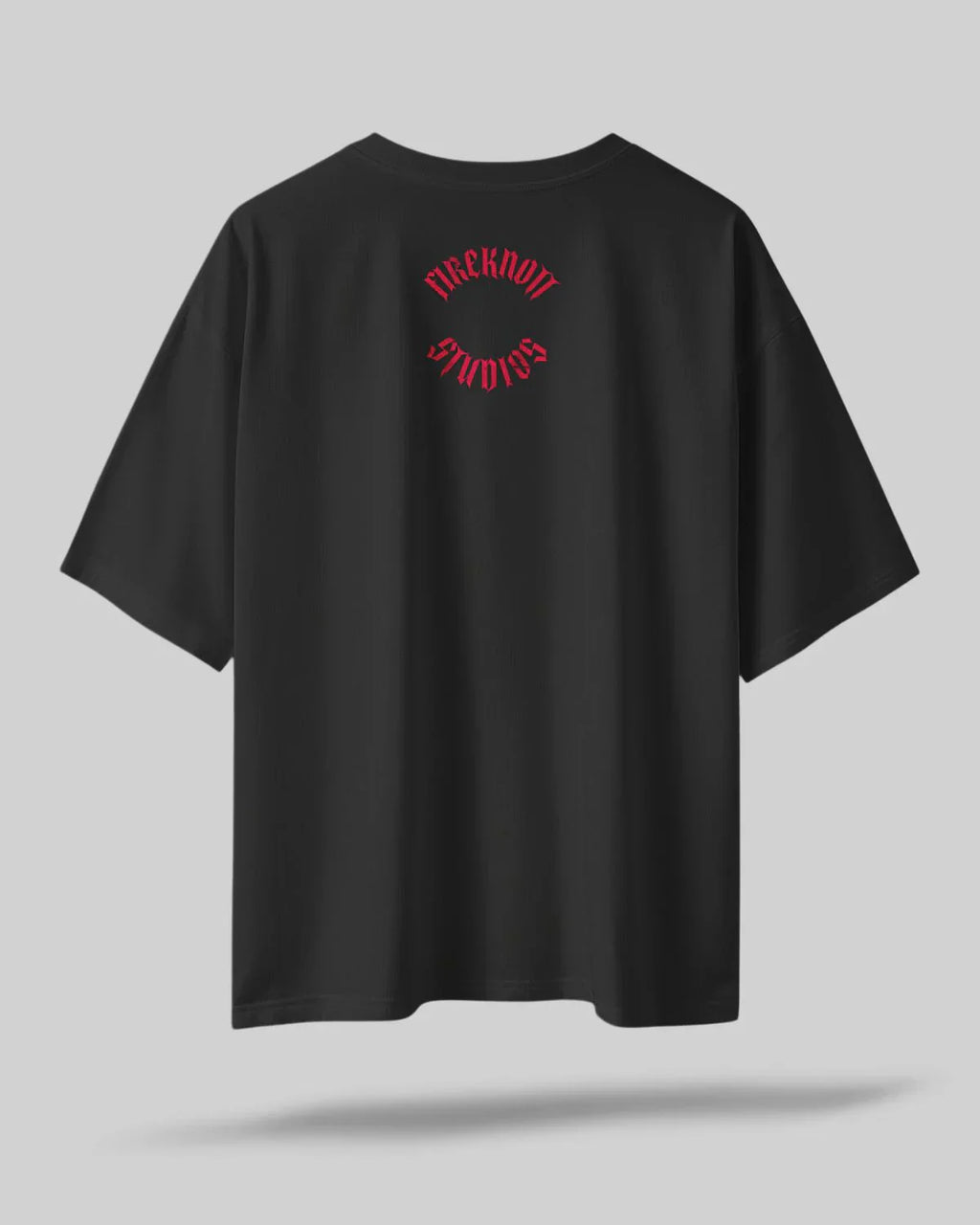 Samurai Shadow Acid Wash Oversized T-Shirt – Dark Aesthetic ⚔️🖤🌑