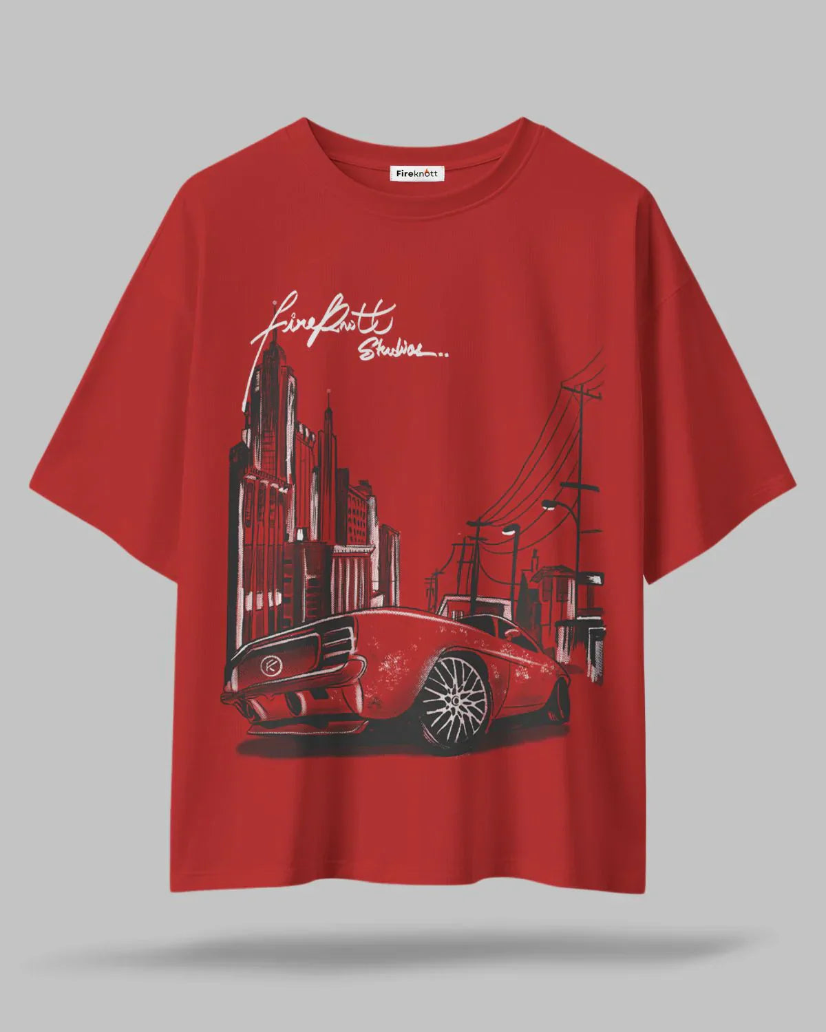 Acid Wash Oversized T-Shirt – Urban Drive Edition