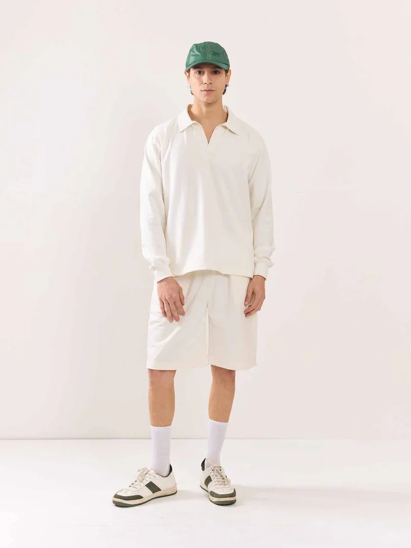 Off White Terry Polo T-shirt