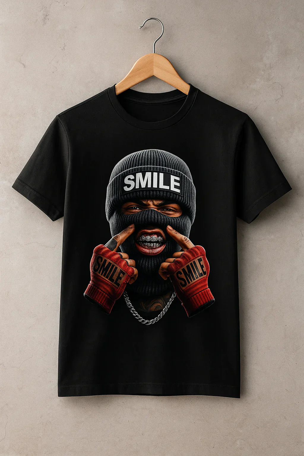 SMILE" Graphic T-Shirt