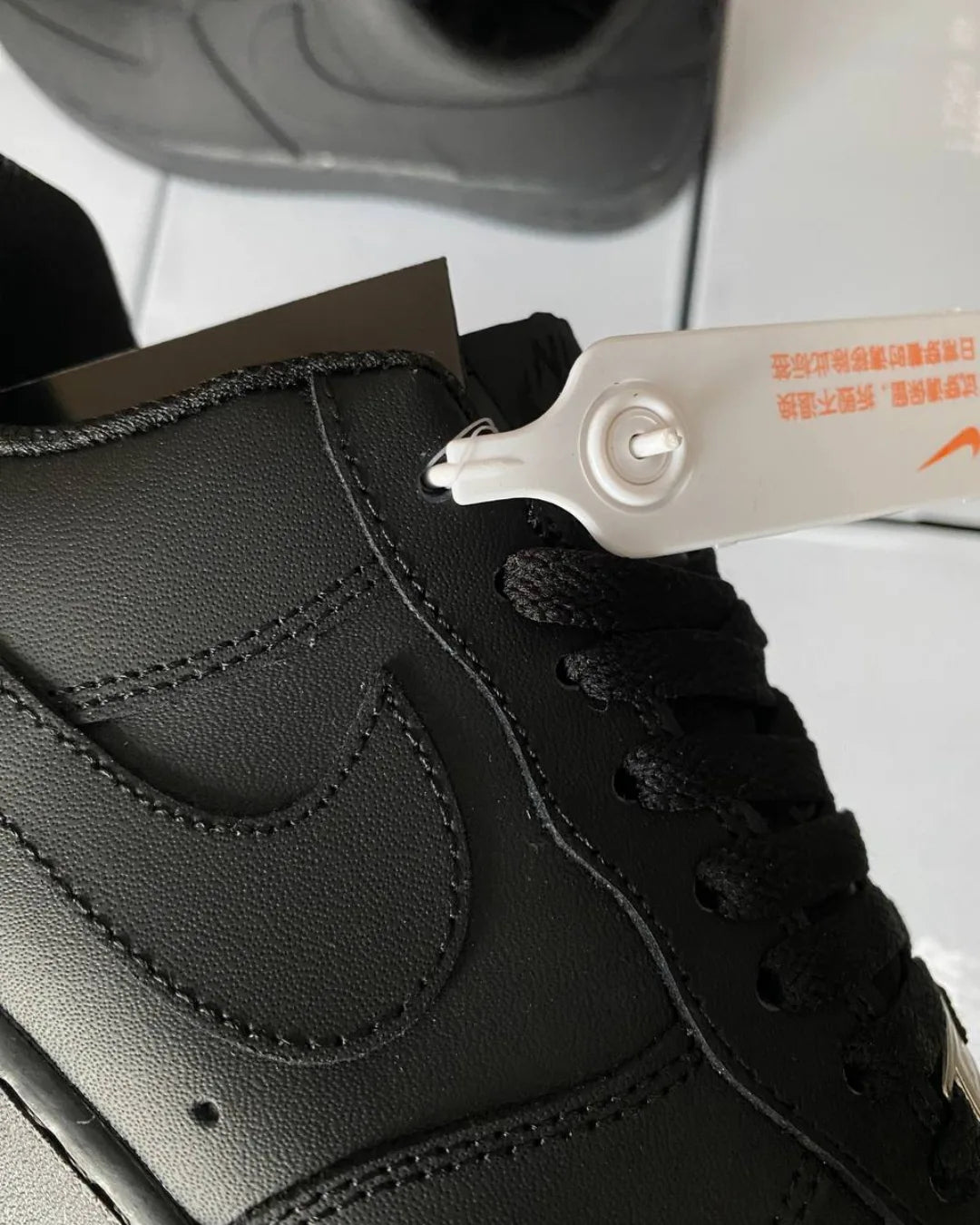 Nike Air Force 1 Low – Triple Black | Classic Leather Sneakers
