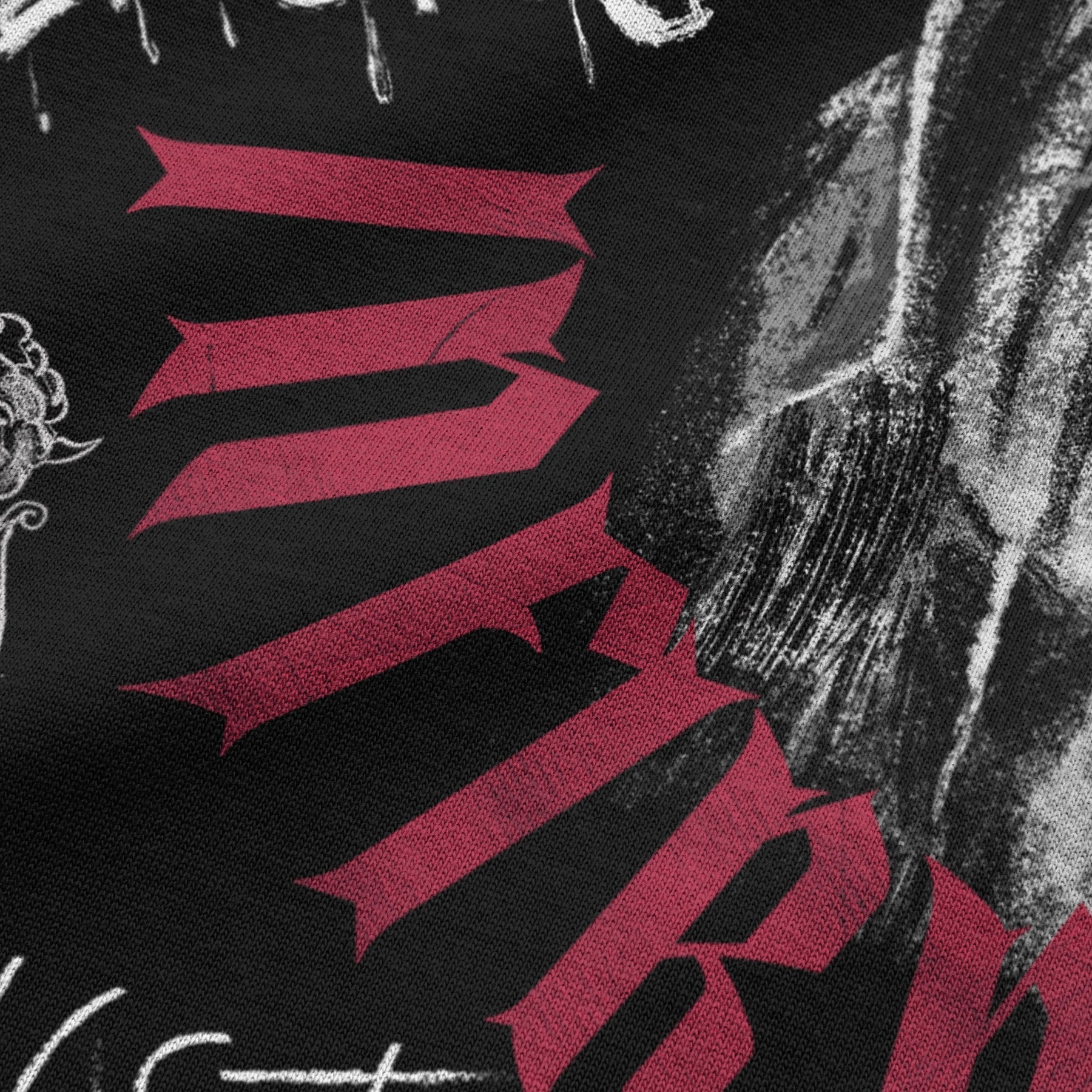 Samurai Shadow Acid Wash Oversized T-Shirt – Dark Aesthetic ⚔️🖤🌑