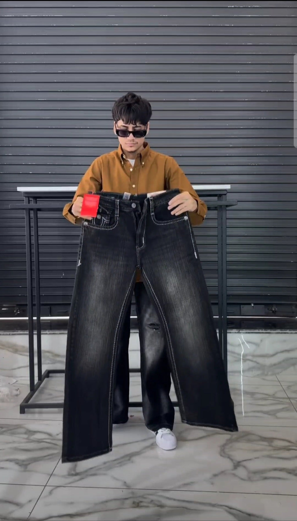 New Mid-Wash Bell Bottom Jeans