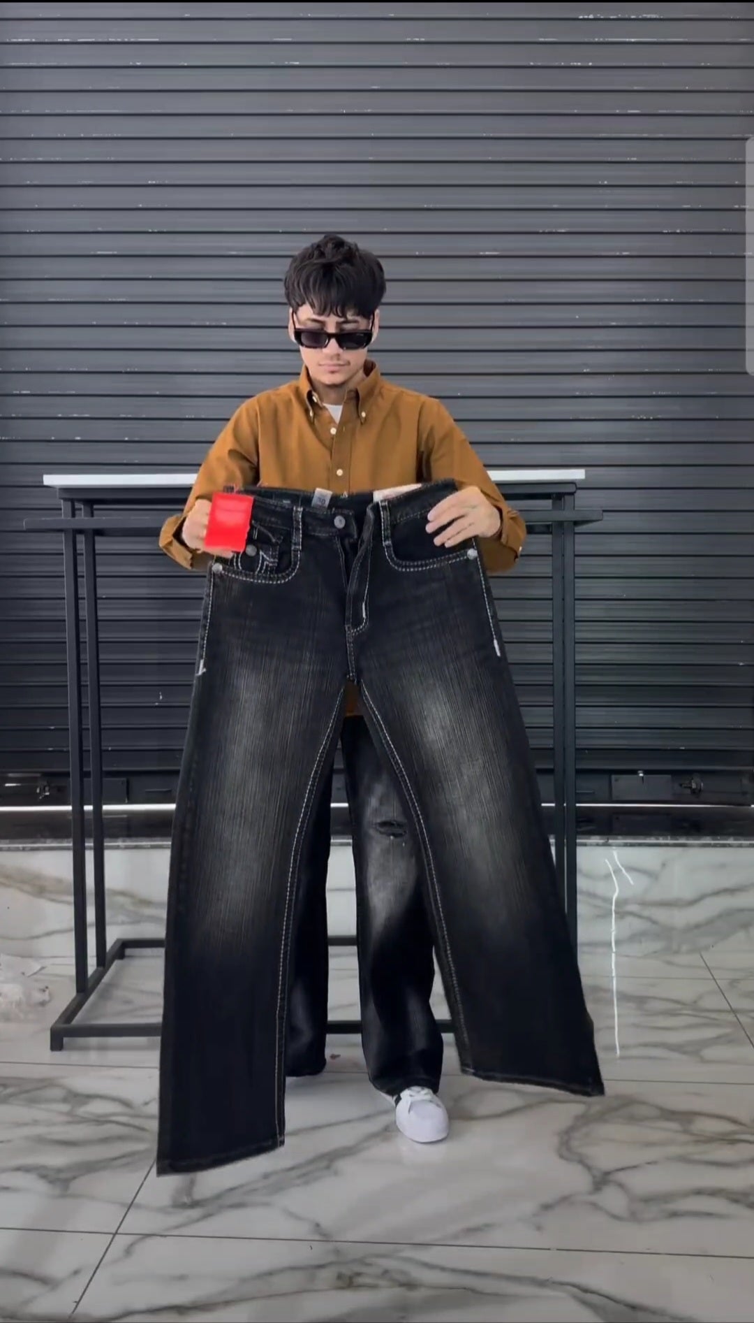 New Mid-Wash Bell Bottom Jeans