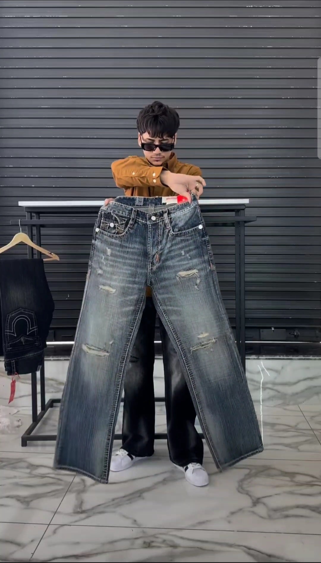 New Mid-Wash Bell Bottom Jeans