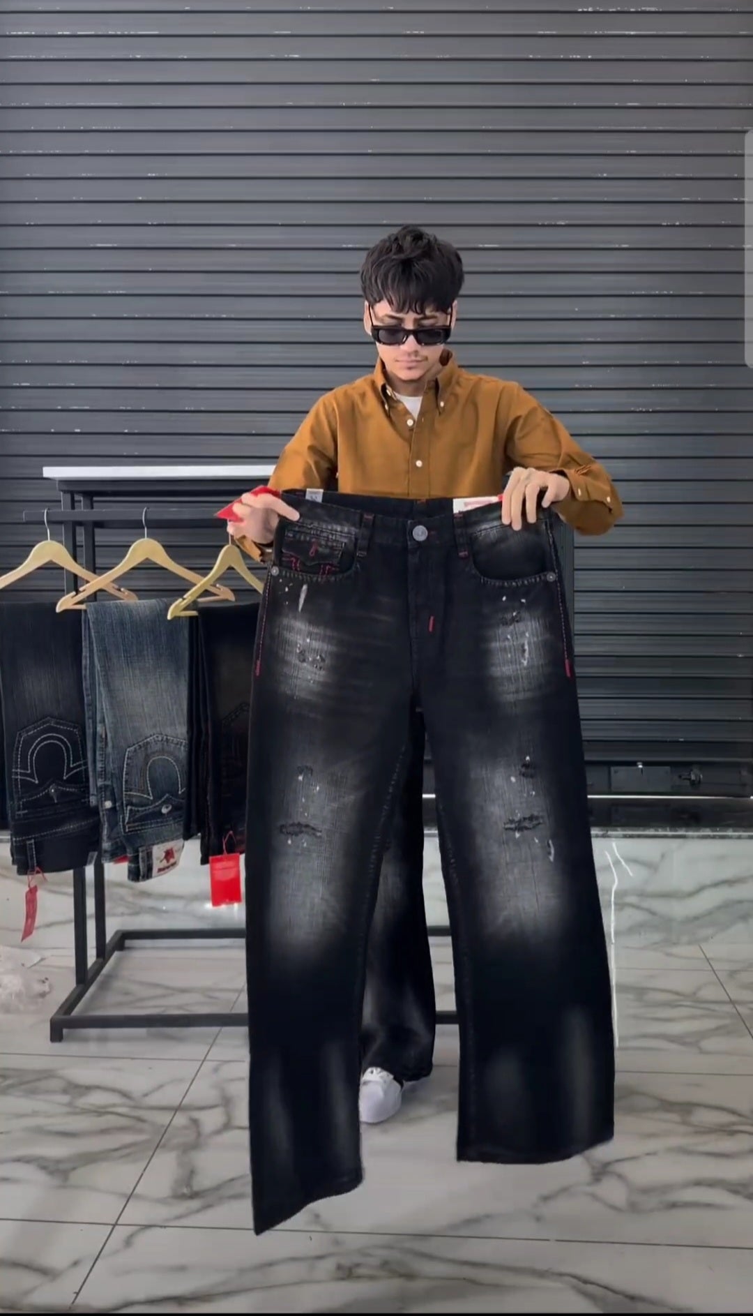 New Mid-Wash Bell Bottom Jeans